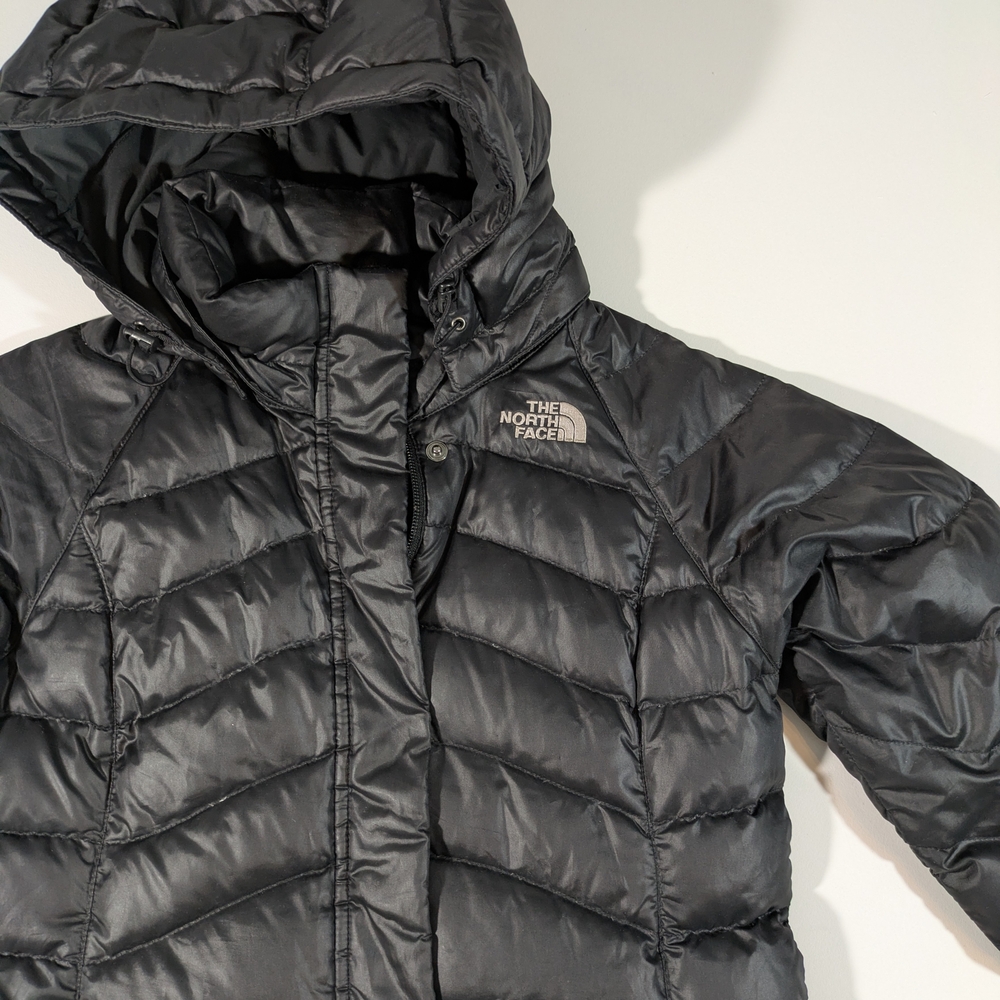2011 The North Face 600 Women's Black Hooded Down Puffer Coat Size Small - Picture 4 of 16